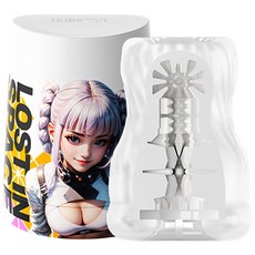 Sistalk MONSTER HUB 怪獸集合 元氣彈 自慰套 奧羅拉, 1個, 白色