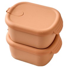 Modern House 更安全白金矽膠排氣孔保鮮盒 300ml, 2個, 單一顏色