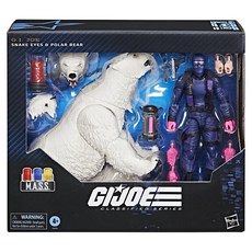 Hasbro 孩之寶 GI JOE 特種部隊精英系列人物 : Snake Eyes & Polar Bear G08505L00 6吋, 1個