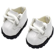 Qilci LABUBU 娃娃馬汀靴 1cm, 1個, 白色