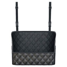 코히모 차량용 가죽 수납 포켓 5W0613, 1개, 블랙