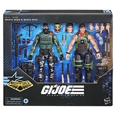 Hasbro 孩之寶 GI JOE 特種部隊精英系列人物：Beach Head & Quick Kick G12325L00 6吋, 1個