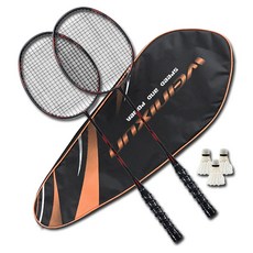 보시카 weinixun 배드민턴 라켓 2p + 셔틀콕 3p + 가방 세트, 1세트, WNX-720(RD)