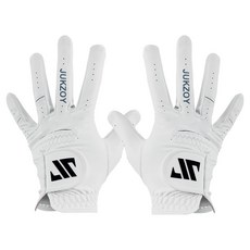 Chukjoy Latex機能性公園高爾夫手套 雙手佩戴組, 白色