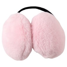 WELLPICK 運動防風可摺疊保暖耳罩, 粉紅色, 1個