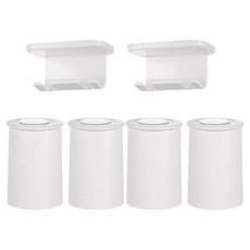 MONACO OLIVE Magic Up 倒置磁吸漱口杯 2入 + 牙刷架套組, 2套, 白色