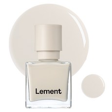 Lement 彩色指甲油, 9.5ml, 1個, 63 香草白