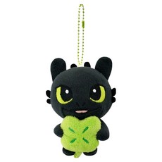 드래곤 길들이기 투슬리스 미니 키체인, 1개, 클로버, 10cm