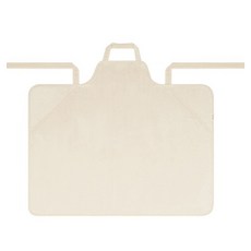 malang honey 嬰兒沐浴生物紗布圍裙浴巾, 1個, 單一顏色