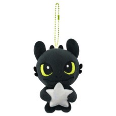 드래곤 길들이기 투슬리스 미니 키체인, 1개, 별, 10cm