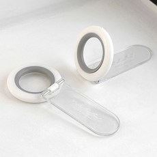 MONACO OLIVE 環形衛生馬桶提蓋器 2入, 白色