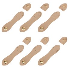코히모 가죽가방 DIY 다이어리 만들기 스티칭 똑딱이 단추 6p 세트 5W0616, 베이지, 1세트