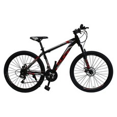 클릭 프라임27.5D MTB 스틸 디스크 브레이크 14kg 방문설치, 블랙레드, 1개, 170cm