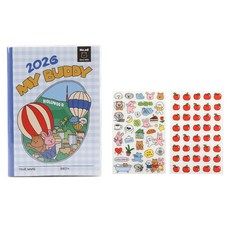 2026 My Buddy 手帳, 1個, 01 藍色