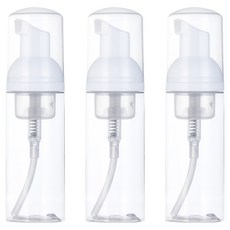 리빙메이커 휴대 여행용 공병 버블폼 거품 용기 30ml, 3개, 화이트