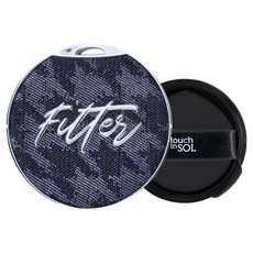 터치인솔 프리티필터 터치 커버 세미 매트 쿠션 본품 12g + 리필 12g 세트, 17호 포슬린, 1세트