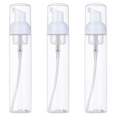 리빙메이커 휴대 여행용 공병 버블폼 거품 용기 100ml, 3개, 화이트