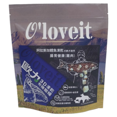 O'loveit 歐力 全齡犬 阿拉斯加鱈魚凍乾粒 腸胃健康, 雞肉, 1個, 300g