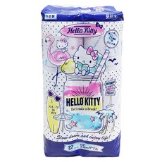 maRUTOmi 丸富製紙 捲筒衛生紙 藍Hello Kitty, 25m, 1個, 12捲