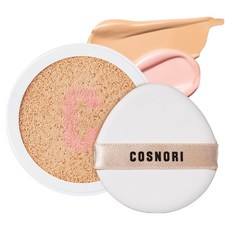 코스노리 블라썸 톤업 쿠션 클리어 SPF50+ PA++++ 리필 14g, 핑크 베이지, 1개