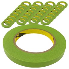3M 紙質遮蔽膠帶 淺綠色 12mm x 40m, 72個