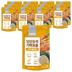 이즈칸 강아지 영양듬뿍 기력보충 죽, 02_연어황태죽, 100g, 12개 02_연어황태죽, 100g, 12개