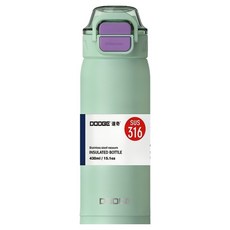 DODGE 道奇 尚品雙飲保溫杯, 1個, 顏色隨機, 430ml