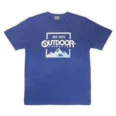 OUTDOOR PRODUCTS 山峰印花T恤 ODC533MERBL
