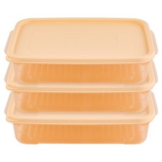 EASY&FREE 軟Q Jelly Fit 冷藏冷凍整理盒 1.7L, 1入, 3個