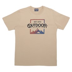 OUTDOOR PRODUCTS 山峰印花T恤 ODC533MEBEL