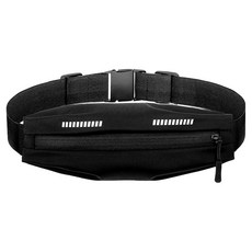 SPO HOLIC 條紋細跑步腰帶, 黑色, 1個