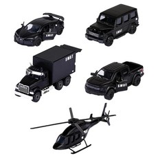 maJORETTE 美捷輪 S.W.A.T. 小汽車 5件組, 1套, 黑色