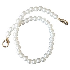 코히모 가방 리폼 진주 스트랩 체인 10mm x 40cm 5W0640, 1개