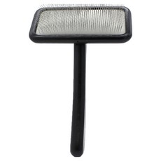 SILVER LINE BLACK LABEL 無壓力順毛梳 M, 1個, 50g, 黑色+灰色