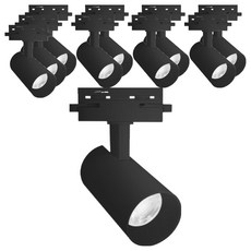 vittz COB 可變色軌道射燈 30W, 10個, 黑色