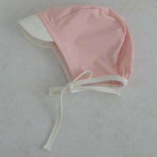 PEEKABOO 兒童果汁泳帽 護頸帽 泳帽, 1個, 粉紅色