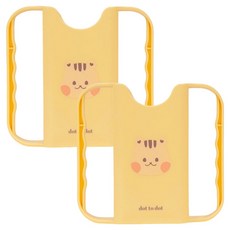 dot to dot Agad 迷你包支架 2.0 125ml, 2個, 黃色松鼠 2.0