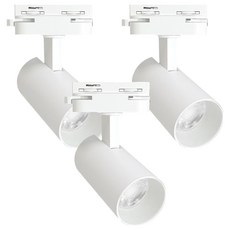 vittz COB 可變色軌道射燈 30W, 3個, 白色