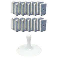 나무이야기 양면 스펀지 수세미 20p + 거치대 세트, 1세트