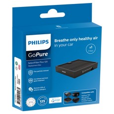PHILIPS 飛利浦 台灣公司貨 HEPA 車用除菌空氣清淨機 專用替換濾片組, 1個, FILT120