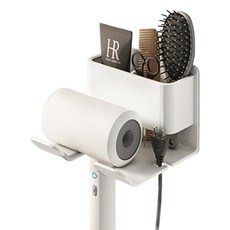 mootagonglivingmarket 收納型吹風機支架, 陶瓷白, 1個