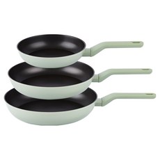 라체나 인덕션 미오 후라이팬 세트 3개, 혼합색상, 1세트, 후라이팬 20cm + 28cm + 30cm