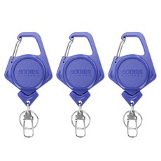 BOOMS FISHING XW80 別針伸縮扣 BACCXW8074, 藍色, 3個