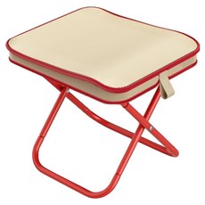 타이탄 업그레이드 접이식 휴대용 캠핑 의자, 빨강, 1개