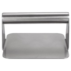 Zilanya 紫瀾雅 不鏽鋼方形壓肉器廚房工具 銀色, 1個