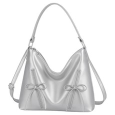 MDMS 蝴蝶結雙肩包, 銀色