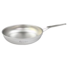 Kitchen-Art Queens 電磁爐適用 全五層 316不鏽鋼 無研磨劑 平底鍋, 1個, 28cm