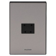 나노 아트2 SIMPLE 전화매입콘센트 4p 펄그레이, 1개