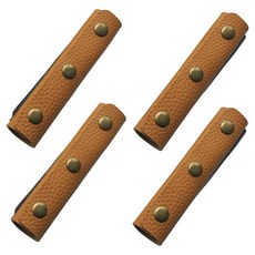 Khohimo 人造皮革可拆卸式包包手把套 5W0615, 淺棕色, 4個