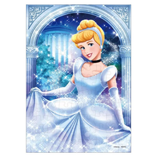 Tenyo 迪士尼公主 仙杜瑞拉拼圖 D-108-039 25.7 x 18.2, 108片, 混和顏色, 1個